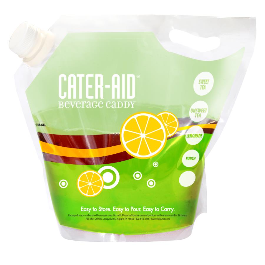 Containers, Beverage, 1 Gallon, Plastic, with Handle, Single-Use,50 - 1 EACH