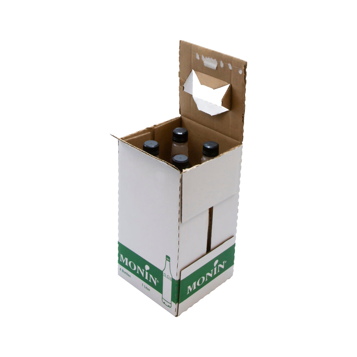 Beverage Syrup, White Peach, Plastic,4 - 1 LITER