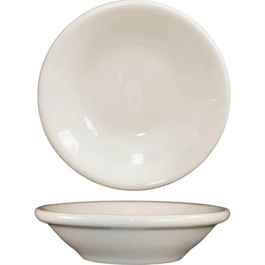 Bowls, Porcelain Fruit, Roma, 4.5 Ounce, 4.875 x 1.25 Inch, American White, Rolled Edge,36 - 1 EACH
