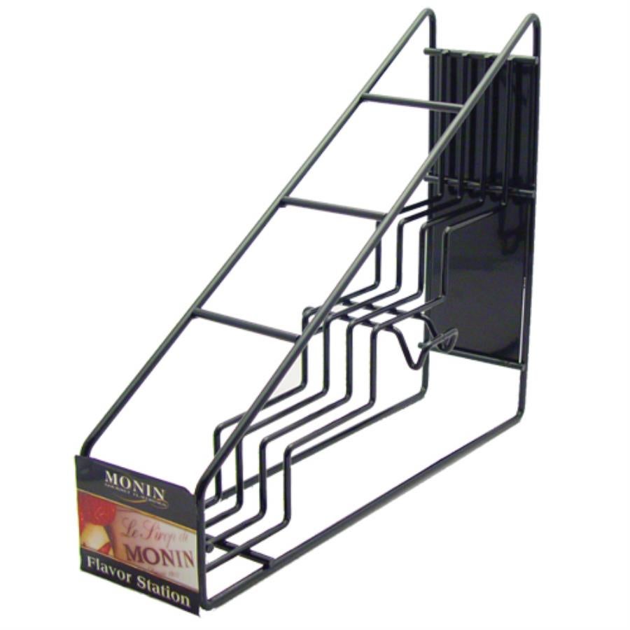 Rack, Bottle, 4-Tier, Black, Wire, 4 x 15.5 x 13 Inch,1 - 1 EACH