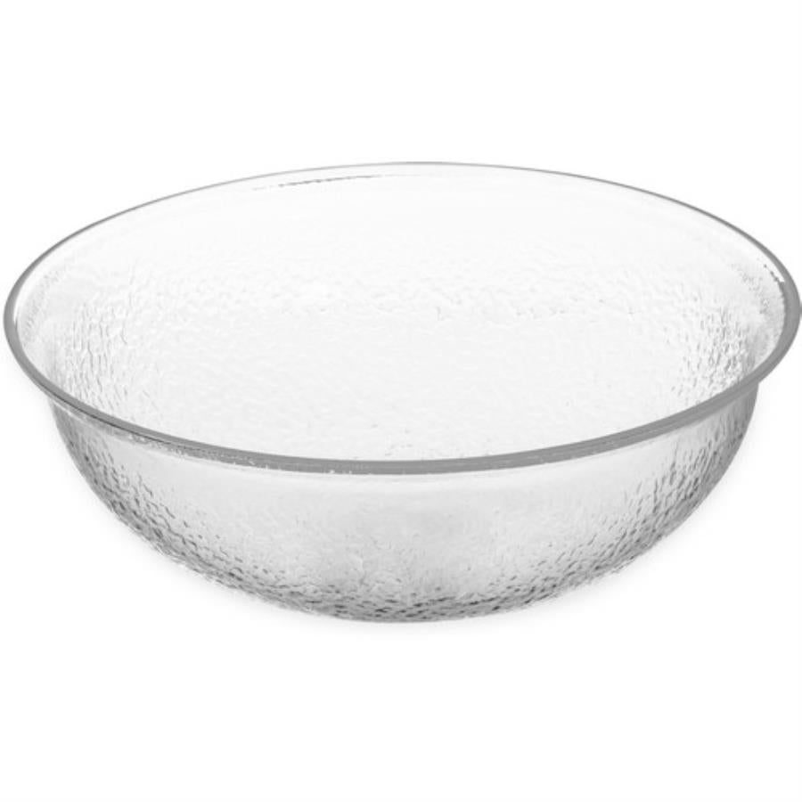 Bowls, Pebbled, 4 Quart, Clear, Acrylic,4 - 1 EACH