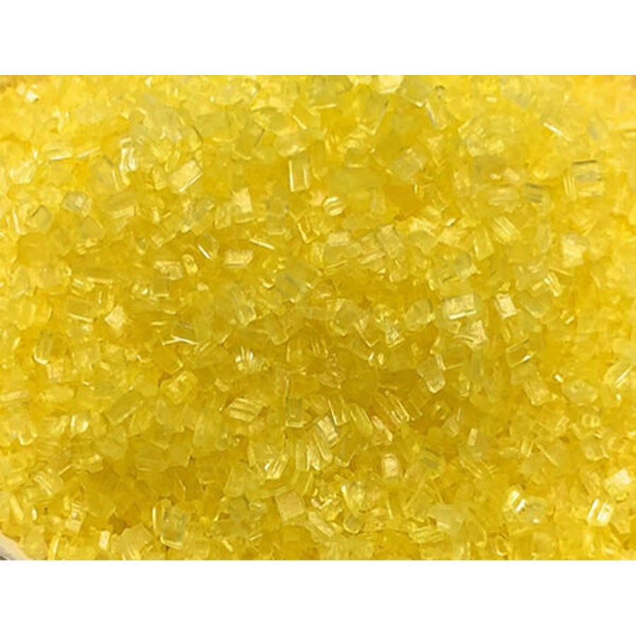 Sugar, Decorating, Large Crystal, Yellow Shine,1 - 5 POUND