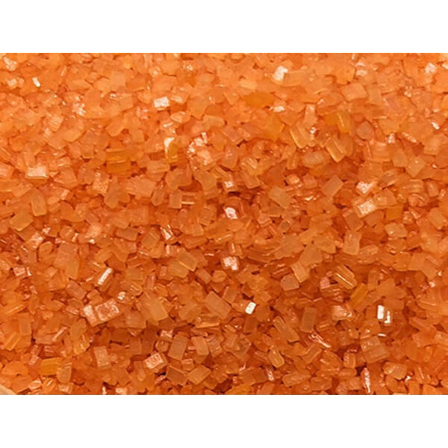 Sugar, Decorating, Large Crystal, Orange Shine,6 - 1 POUND
