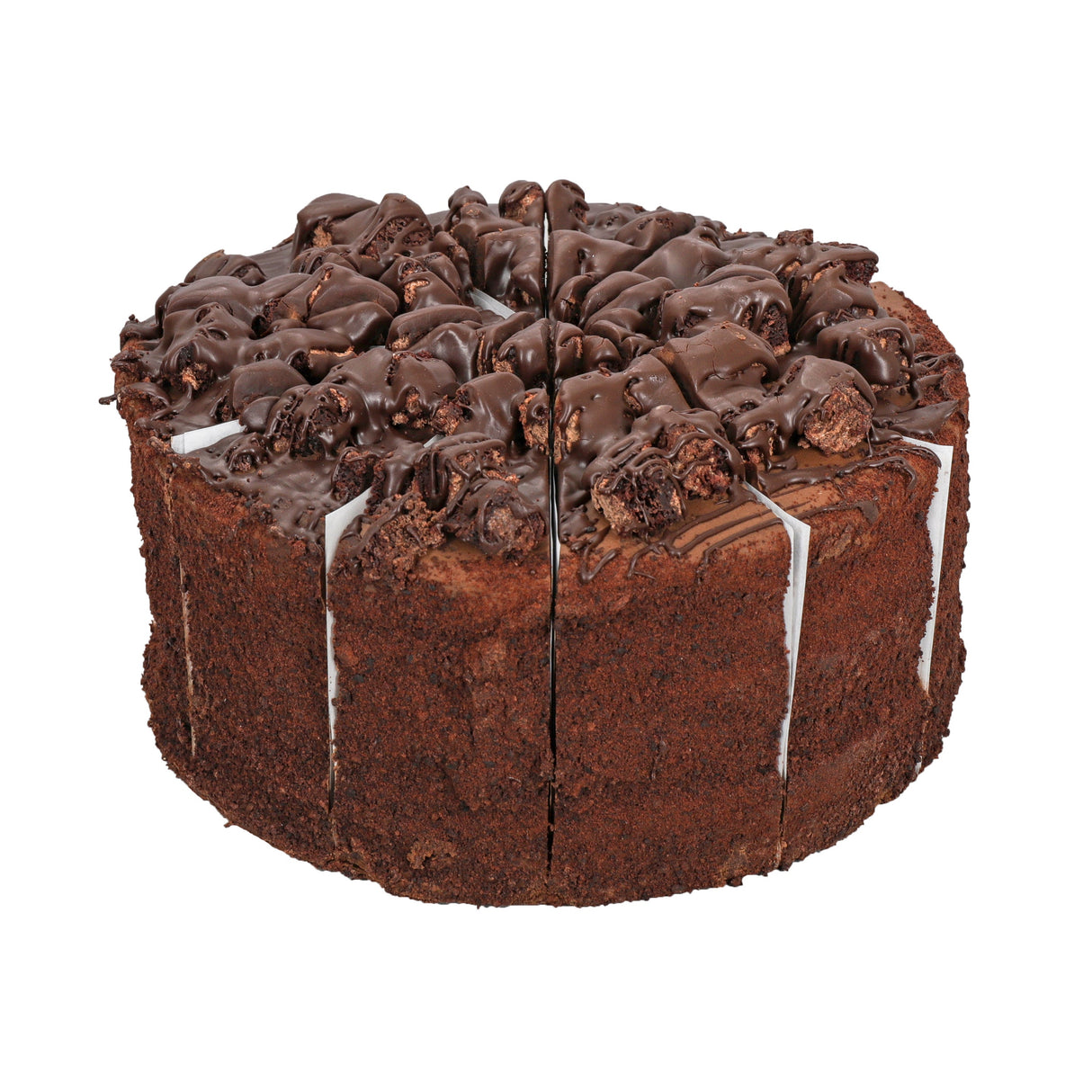 Cake, 6-Layer, Chocolate, Iced, 12 Slices per Cake, Frozen,2 - 8.3 POUND