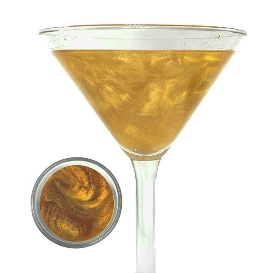 Glitter, Cocktail, All-Natural, Gold,12 - 5 Gram Avg