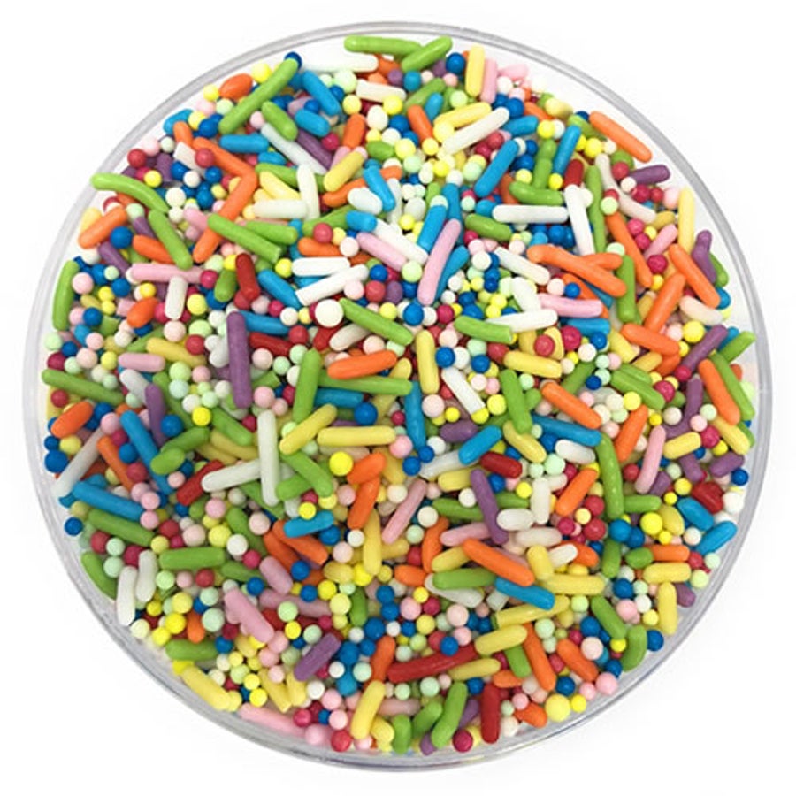 Sprinkle Mix, Rainbow Assortment,6 - 1 POUND