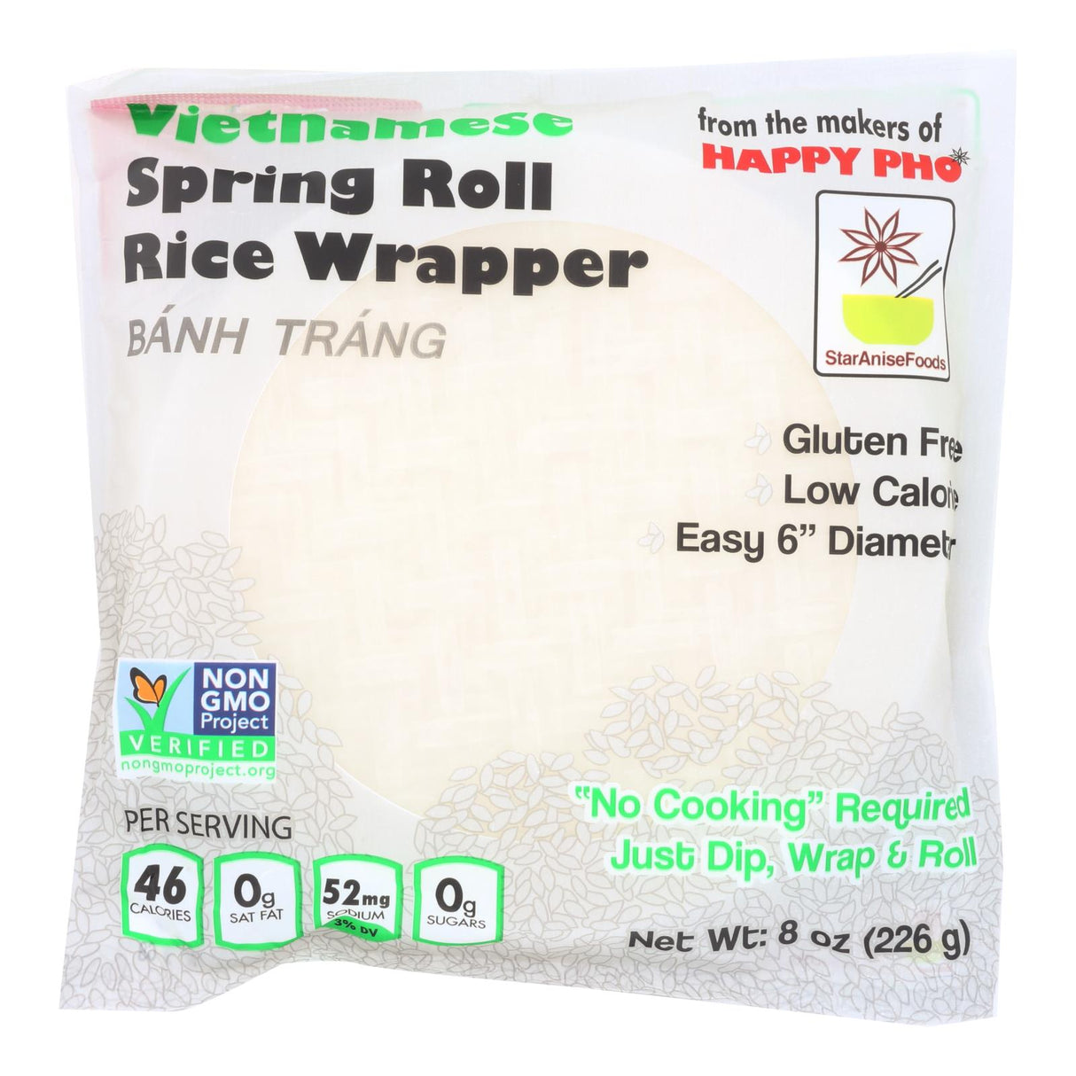 Wrappers, Spring Roll, Shelf-Stable,12 - 8 OUNCE