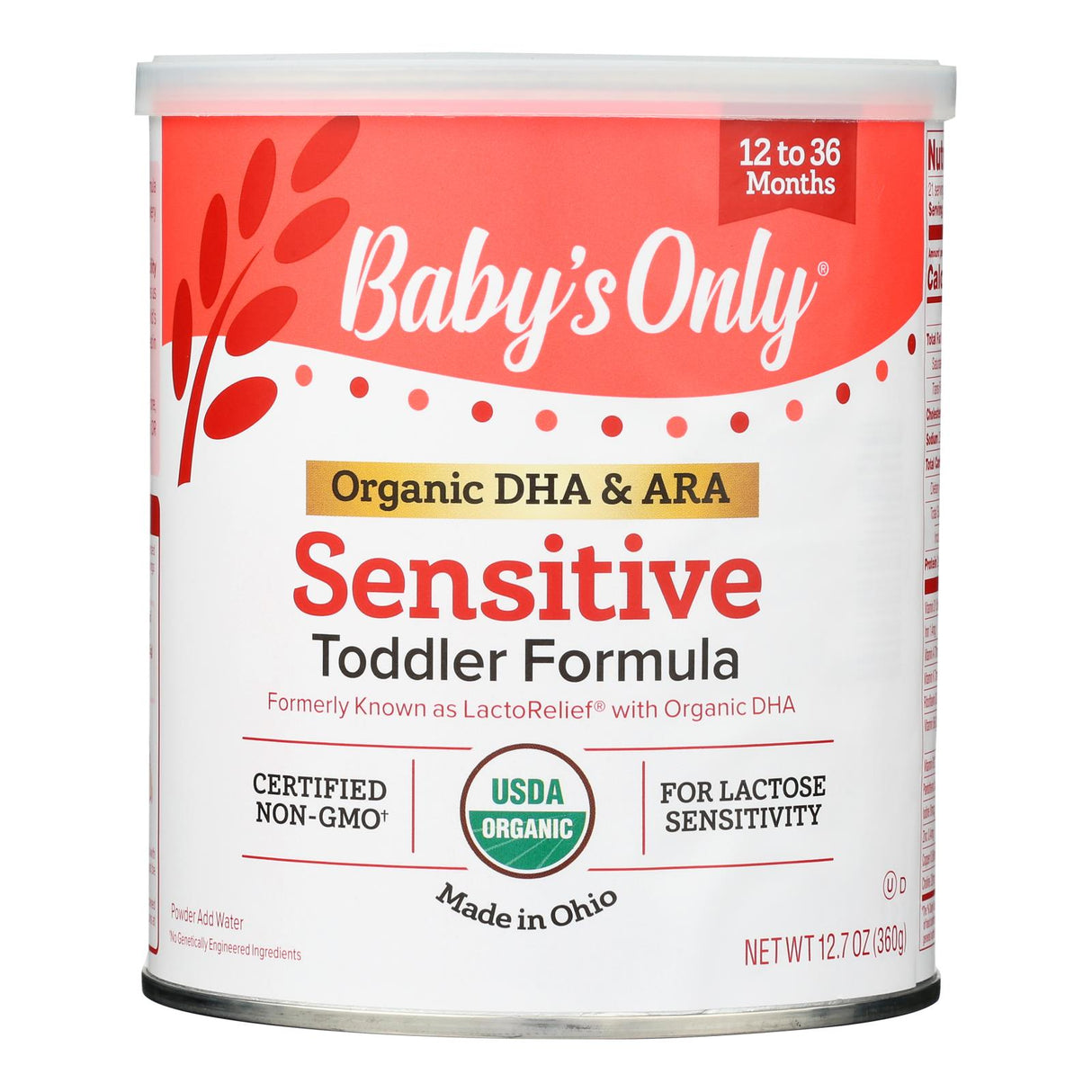 Toddler Formula, 12-36 Months,6 - 12.7 OUNCE