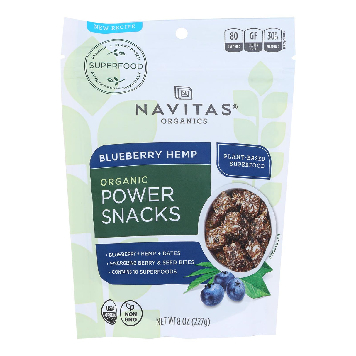 Snack Bites, Blueberry Hemp,12 - 8 OUNCE