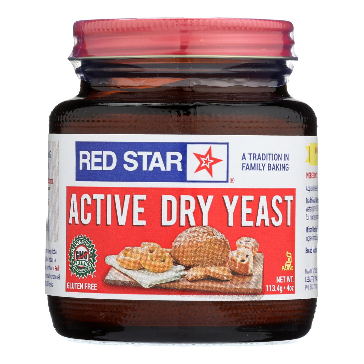 Yeast, Active, Dry,12 - 4 OUNCE