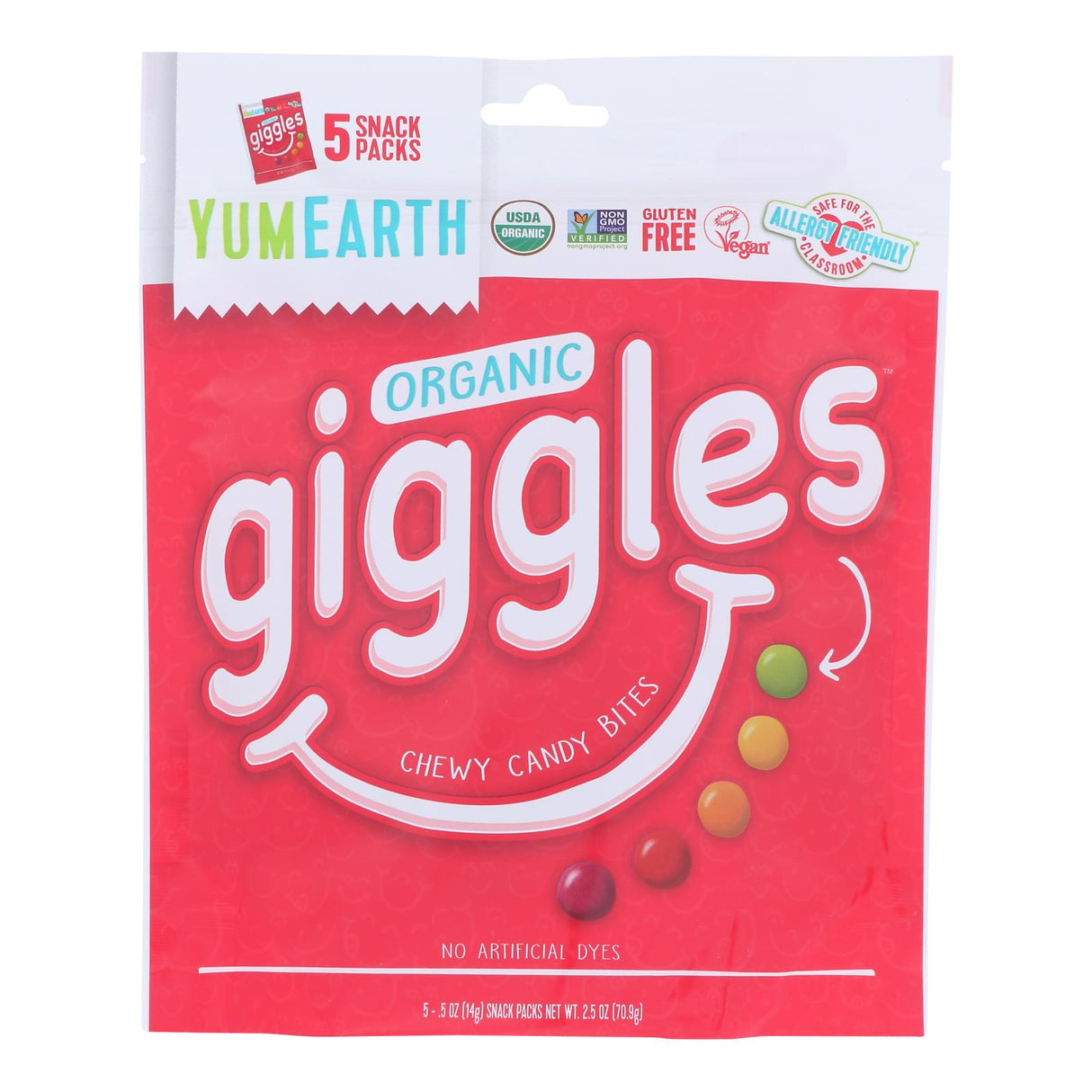 Candy Bites, Giggles, Chewy, 0.5 Ounce,12 - 5 COUNT