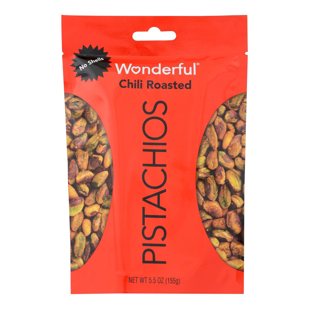 Pistachios, Chili Roasted, Shelled,10 - 5.5 OUNCE