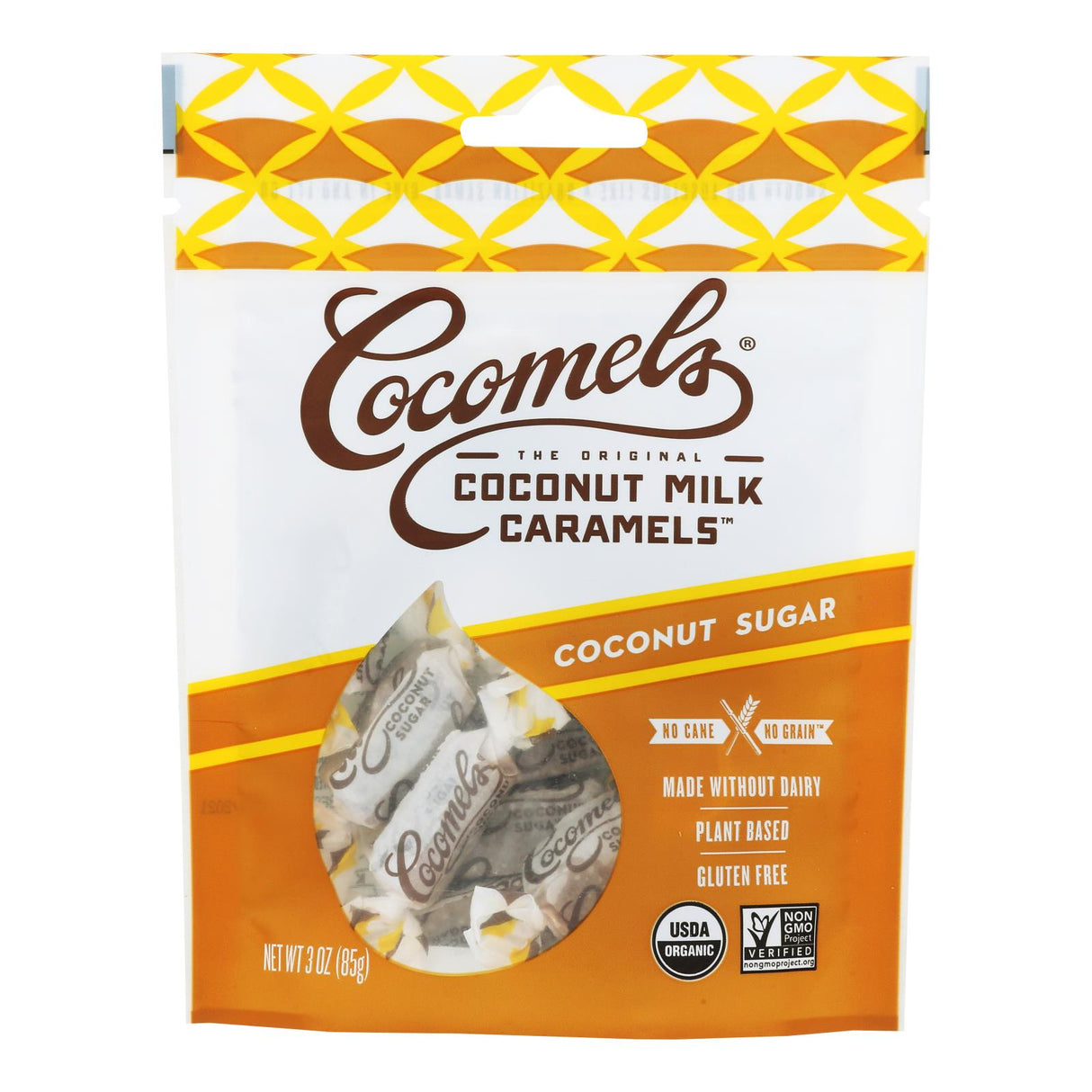 Candy, Caramels, with Coconut Sugar, Dairy-Free, Individually Wrapped,6 - 3 OUNCE