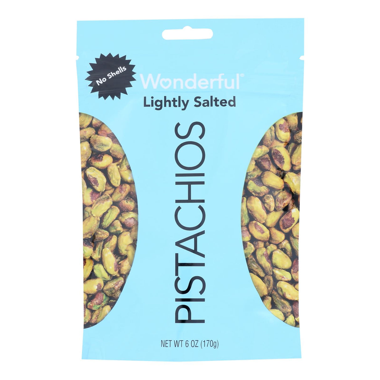 Pistachios, Lightly Salted, Shelled,10 - 6 OUNCE