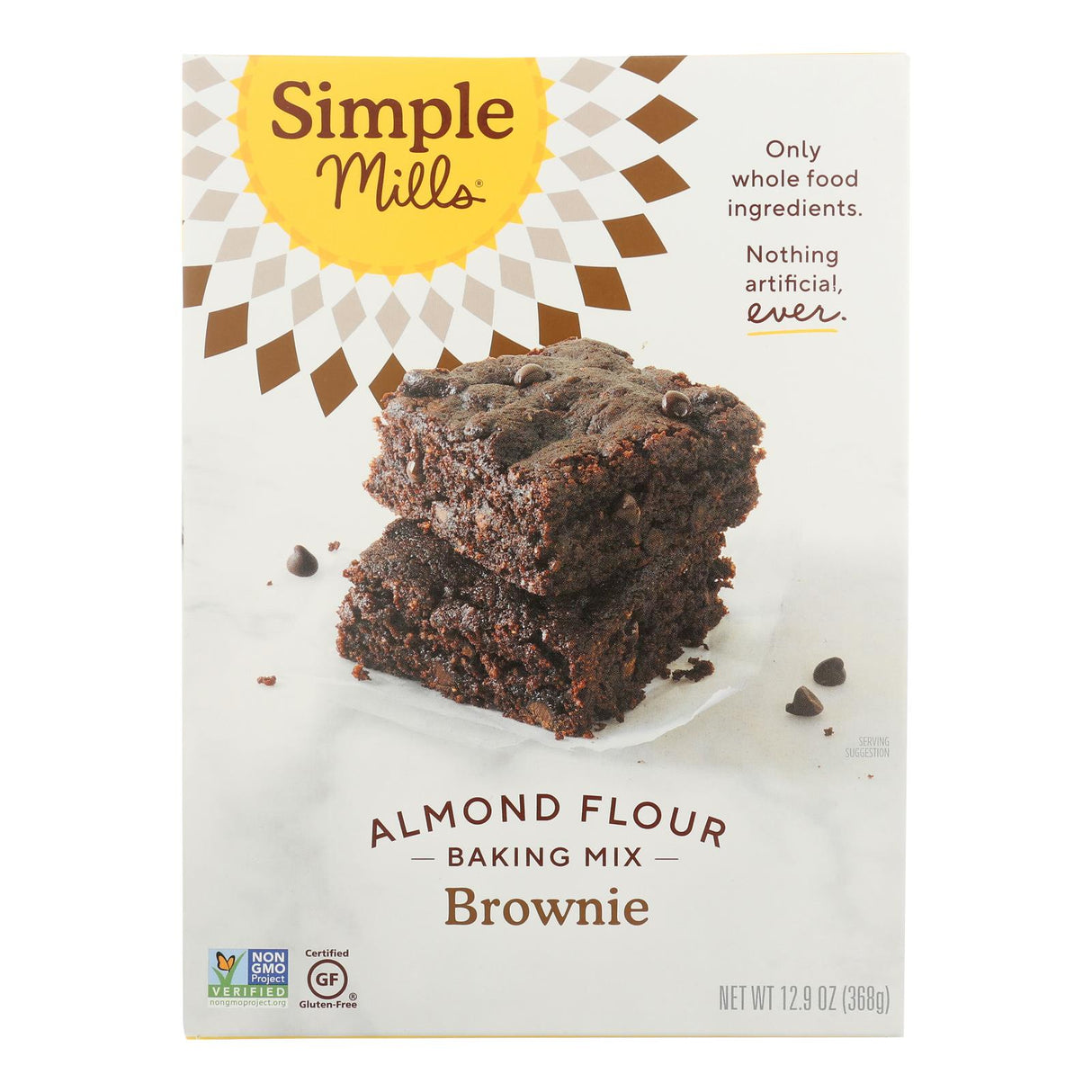 Mix, Brownie, Almond Flour,6 - 12.9 OUNCE