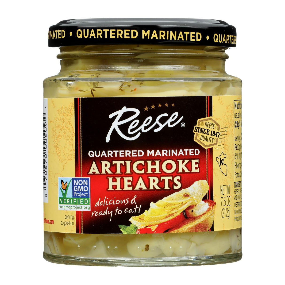 Artichoke Hearts, Quartered, Marinated,12 - 7.5 OUNCE