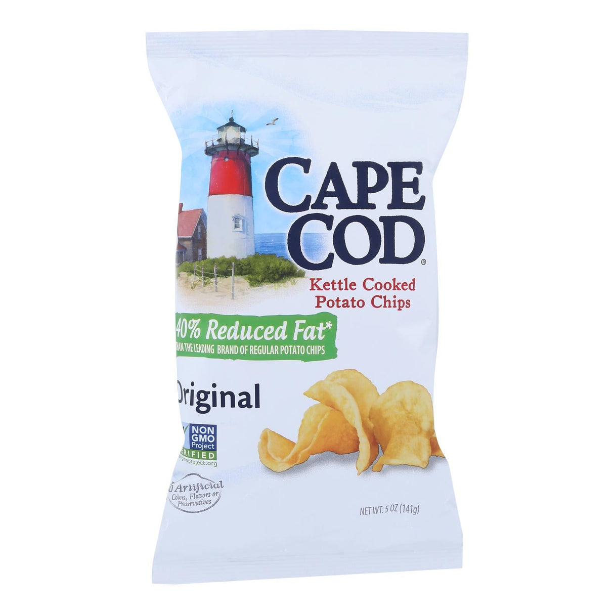 Chips, Potato, Kettle, 40% Reduced-Fat, Single Serving,8 - 5 OUNCE