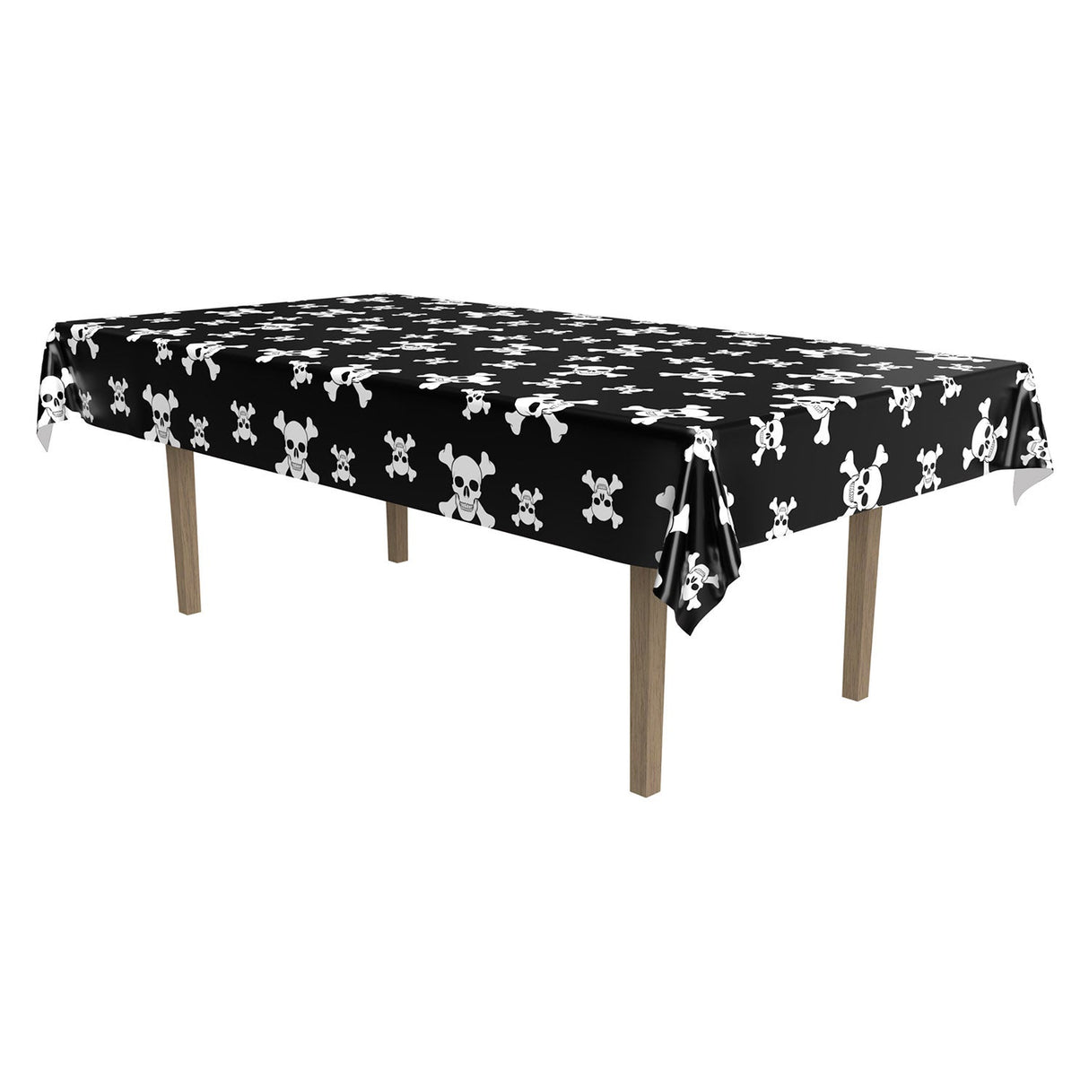 Table Covers, 54 x 108 Inch, Plastic, Pirate,12 - 1 COUNT