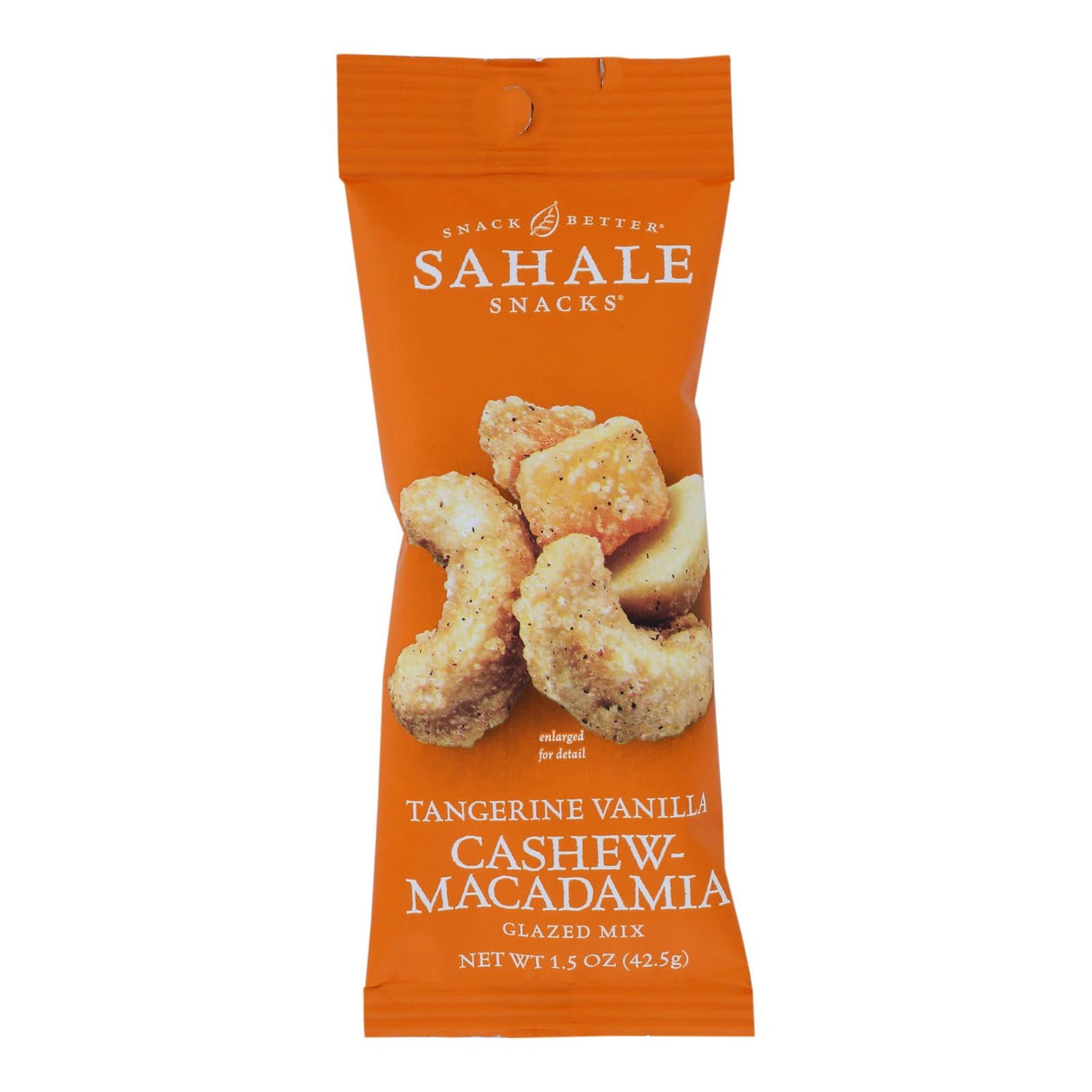 Nuts, Tangerine Vanilla Glazed, Assorted, Cashews & Macadamia, Single-Serve,9 - 1.5 OUNCE