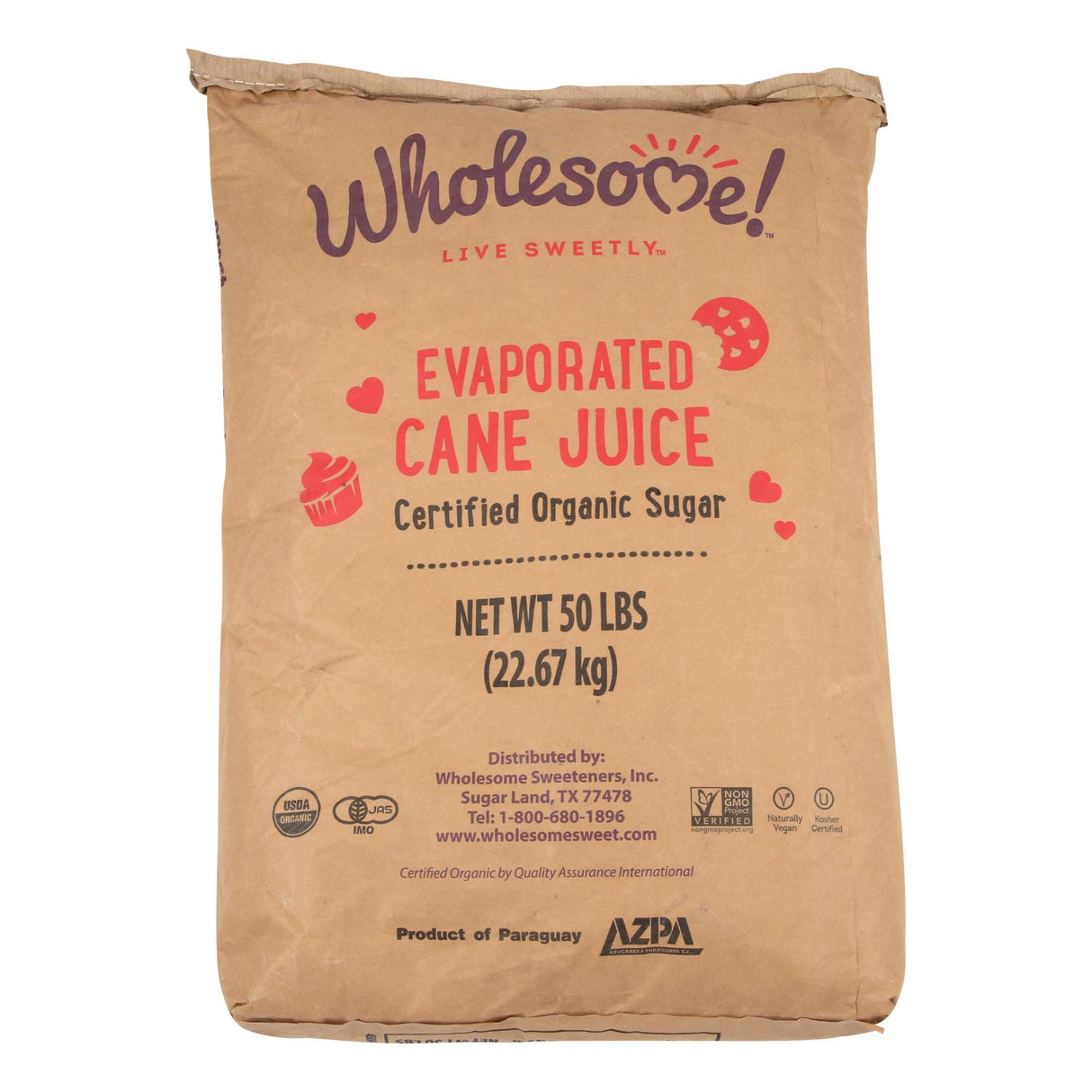 Sugar, Cane, Bulk,1 - 50 POUND