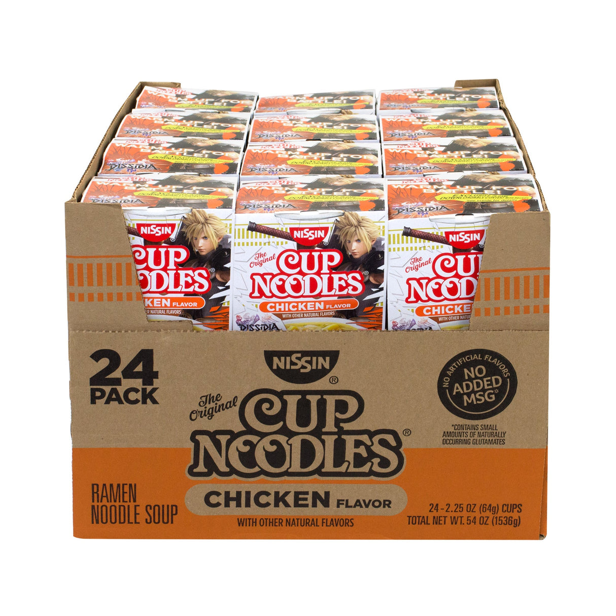 Soup, Ramen Noodle, Chicken Flavor, Cups, Shelf-Stable,24 - 2.25 OUNCE