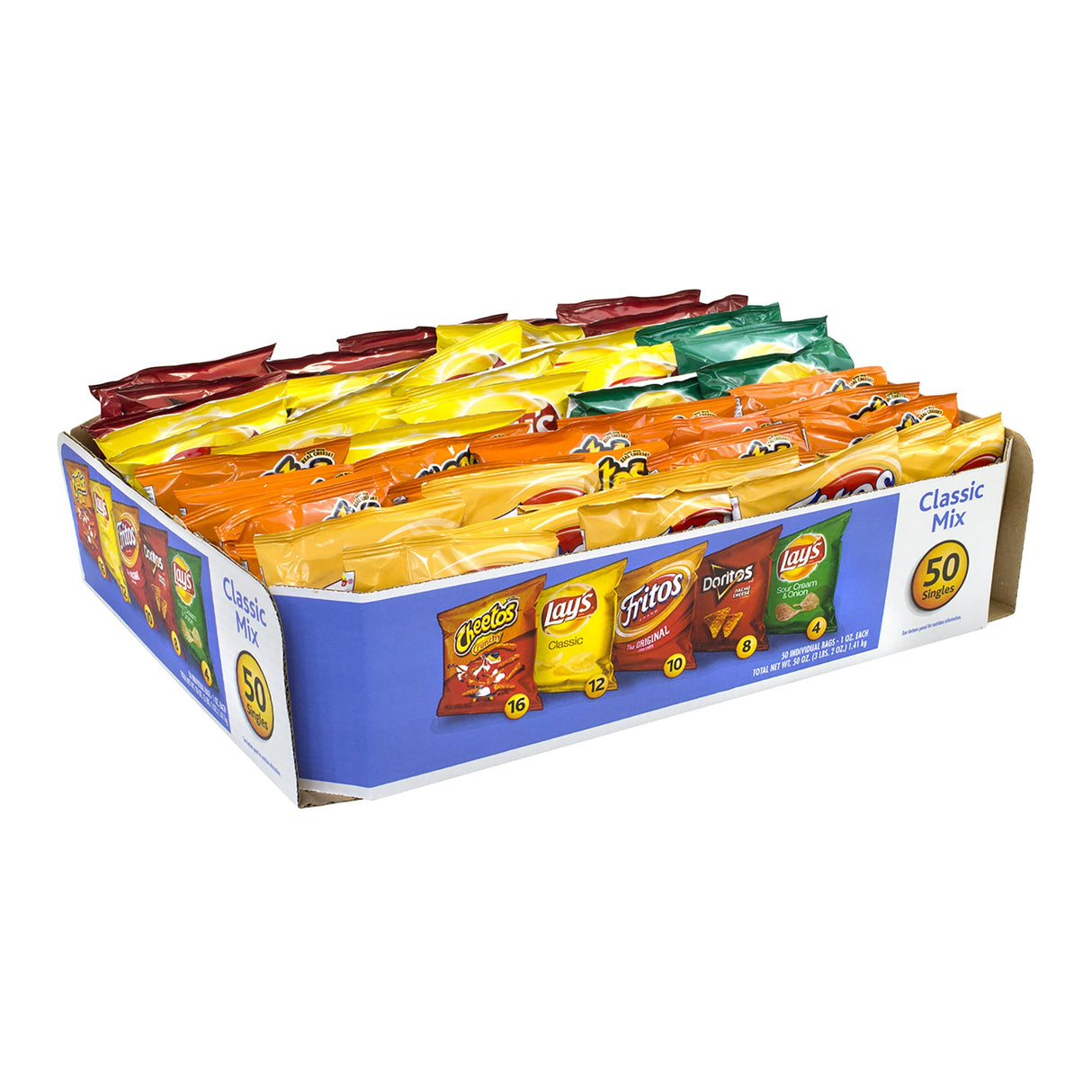 Chips, Potato, Variety Pack, Single-Serve,50 - 1 OUNCE