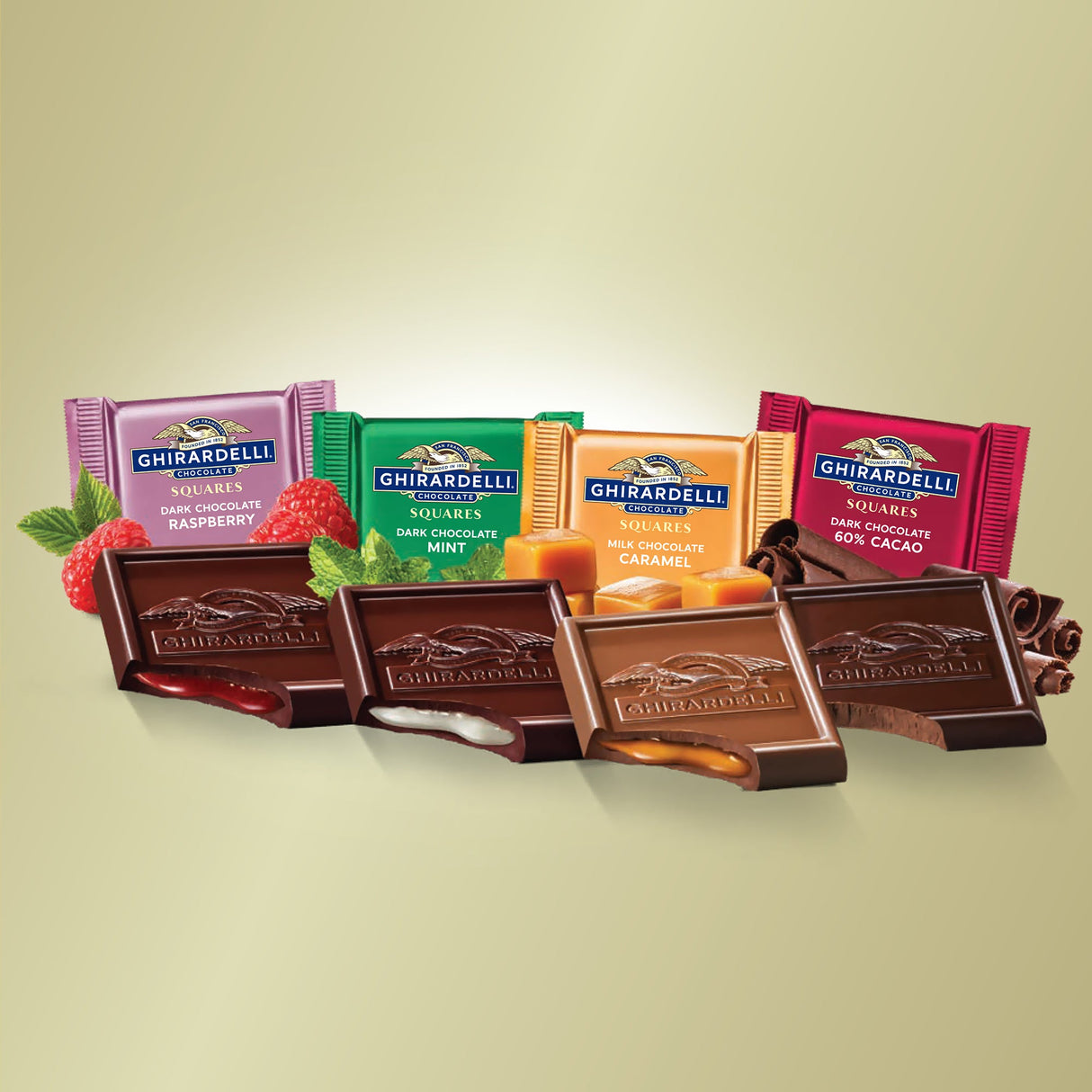 Candy, Chocolate, Assorted Squares, Individually-Wrapped,1 - 15.77 OUNCE