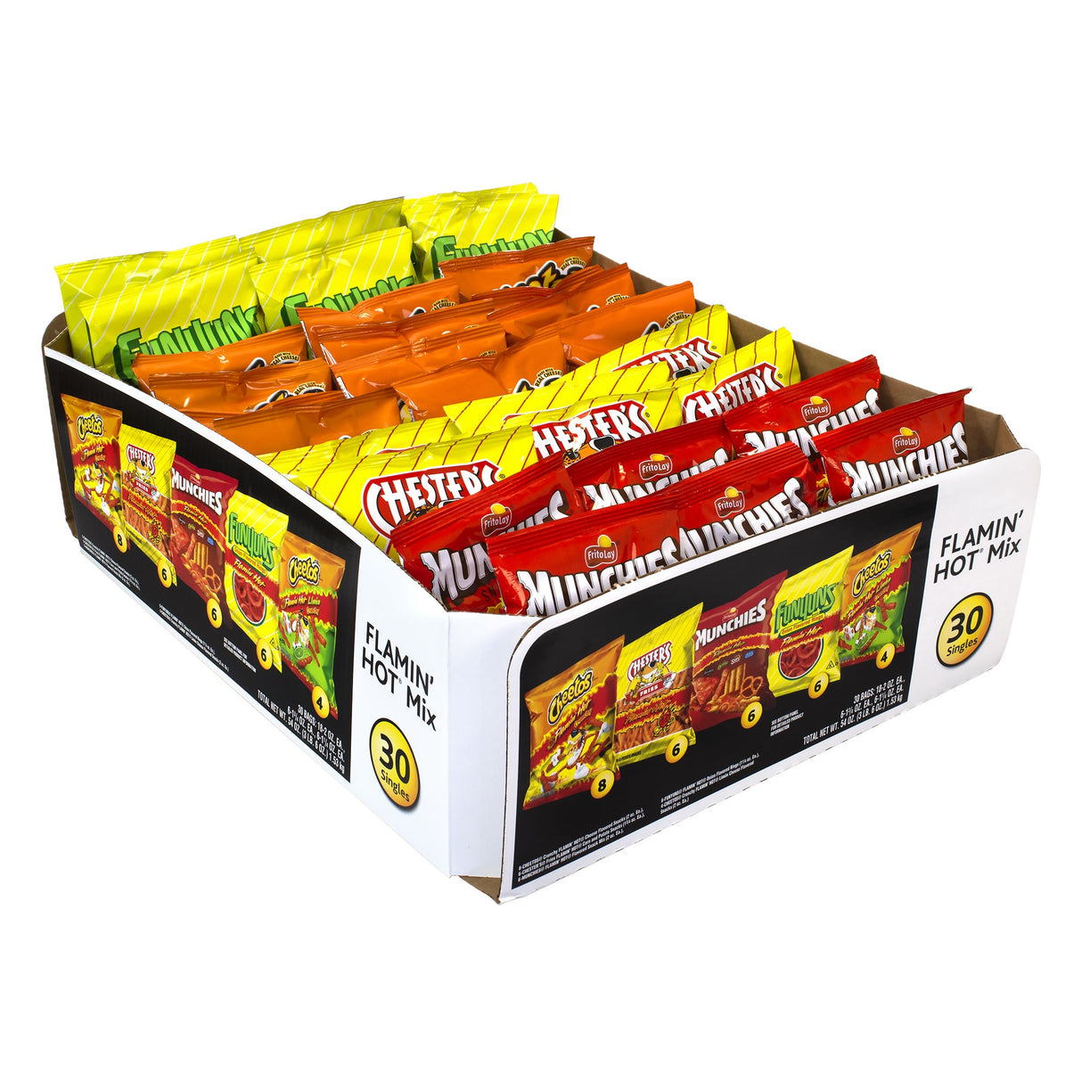 Cheese Curls, Flaming Hot, Variety Pack, Single-Serve,30 - 1 EACH