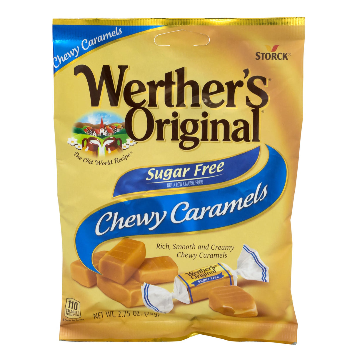 Candy, Chewy Caramel, Individually-Wrapped,3 - 2.75 OUNCE