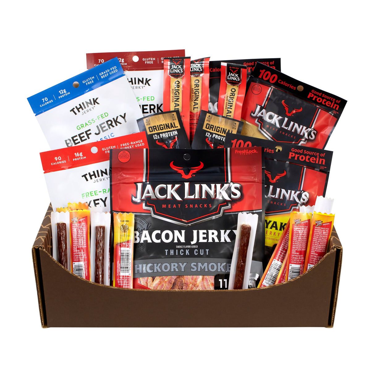 Snacks, Beef Jerky, Assorted, Single-Serve,1 - 1.97 POUND
