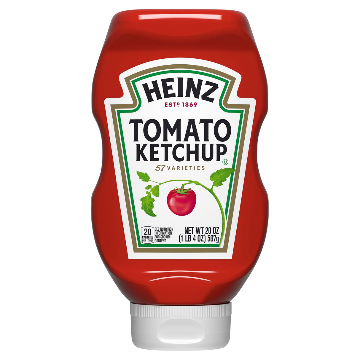 Ketchup, Upside Down, Squeeze Bottle,3 - 20 OUNCE