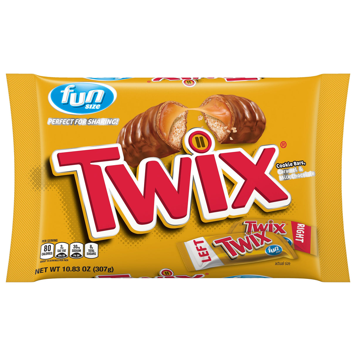 Candy Bar, Chocolate Covered, Mini,4 - 2.7 OUNCE
