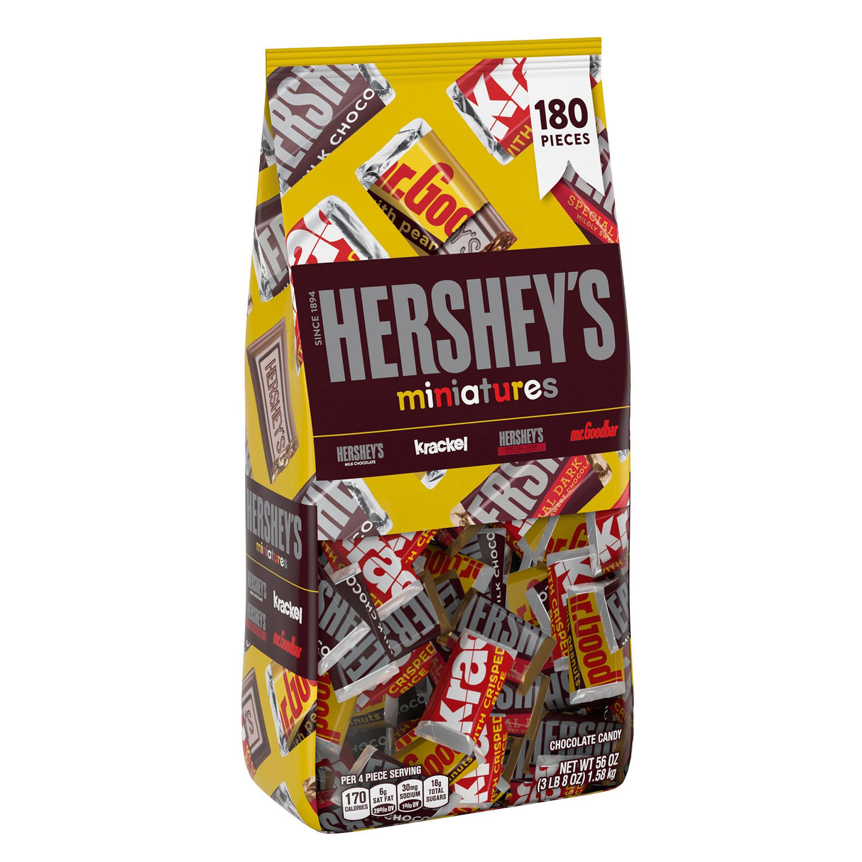 Candy Bars, Chocolate, Miniature, Assortment,1 - 180 COUNT
