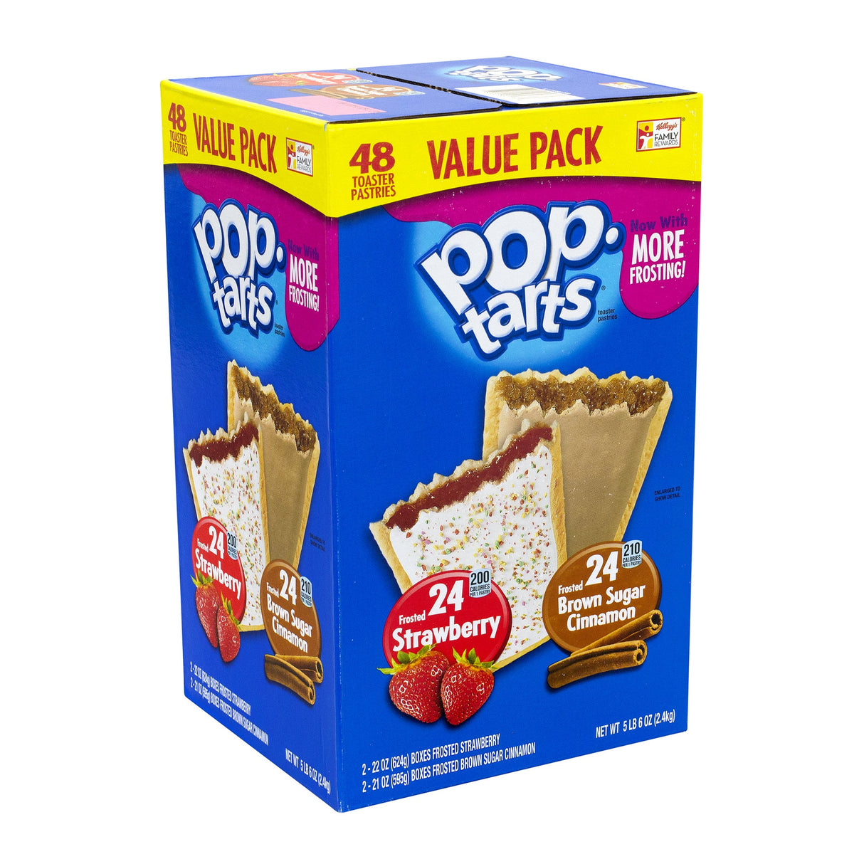 Toaster Pastries, Variety, Strawberry & Brown Sugar Cinnamon,2 - 24 COUNT