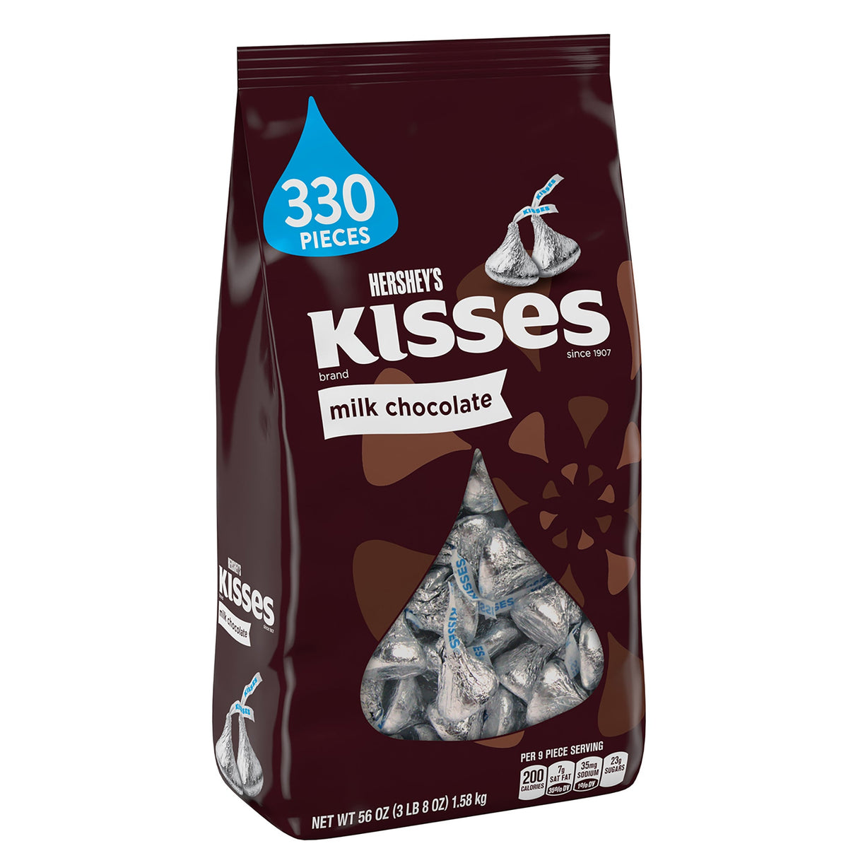 Candy, Milk Chocolate, Silver Wrapped,330 - 1 EACH
