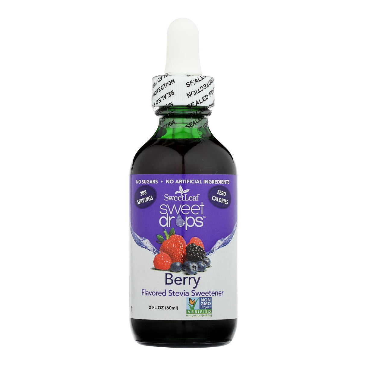 Sugar Substitute, Stevia, Berry, Liquid,1 - 2 FLUID