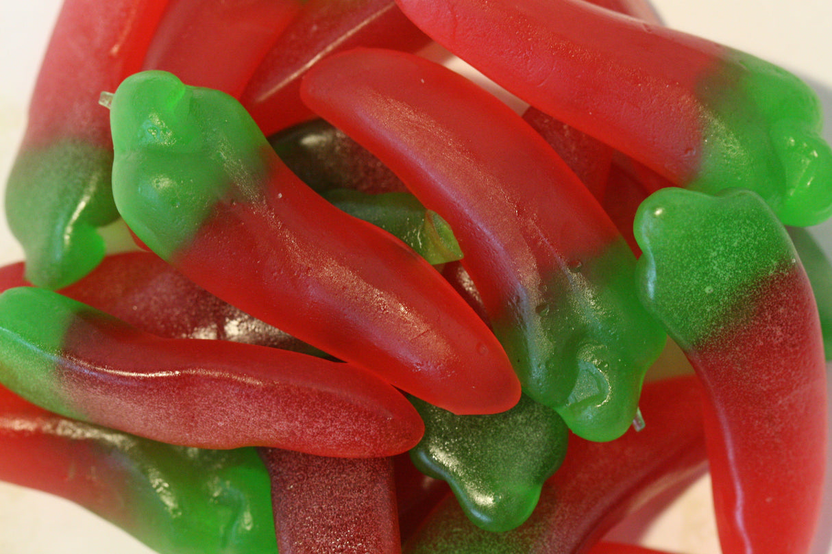 Candy, Gummy Red Hot Pepper, Bulk,6 - 2.2 POUND