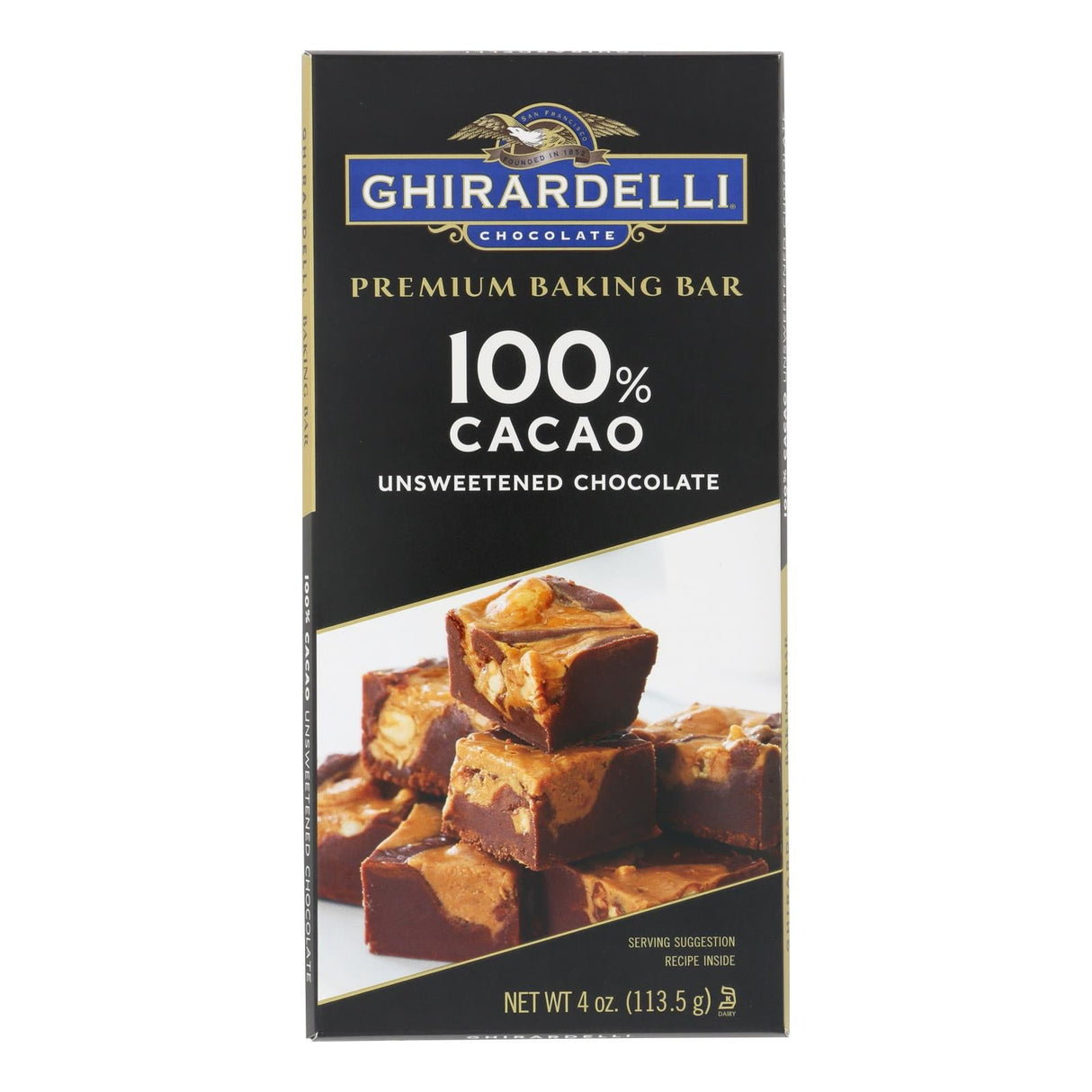 Baking Bars, Chocolate, 100% Cacao, Unsweetened,12 - 4 OUNCE