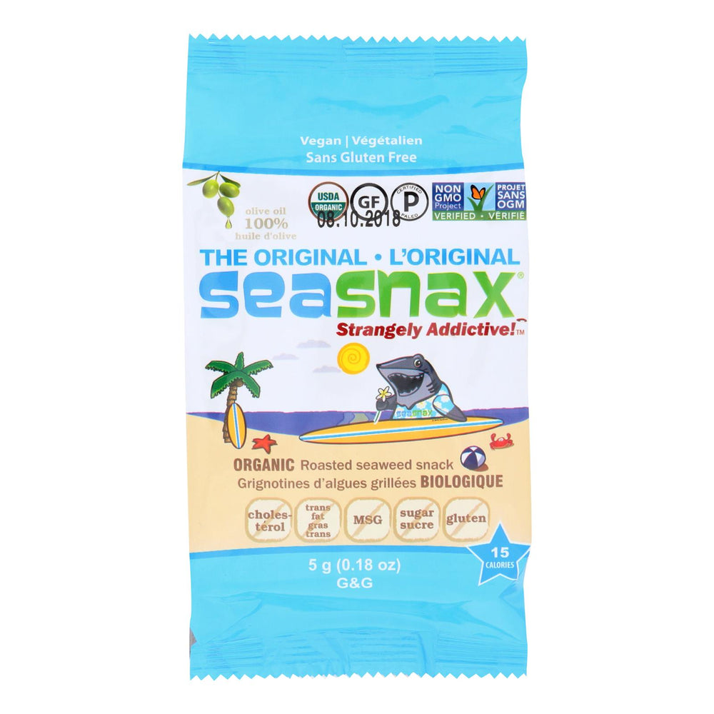 Snacks, Seaweed, Original Roasted,24 - 0.18 OUNCE