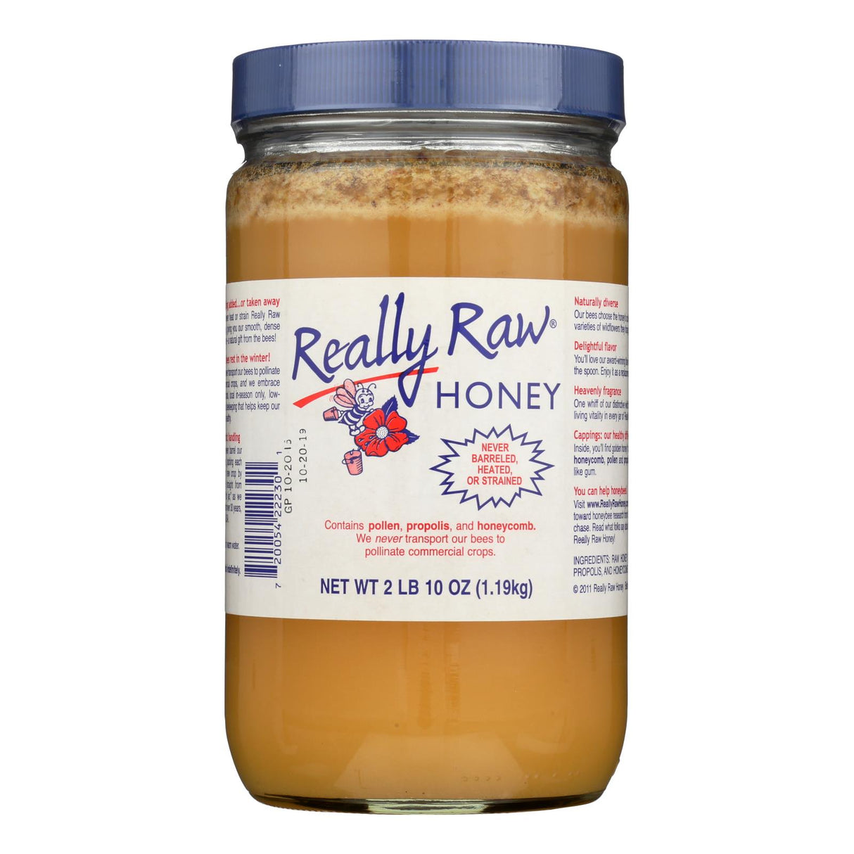Honey, Raw, Unstrained,1 - 42 FLUID