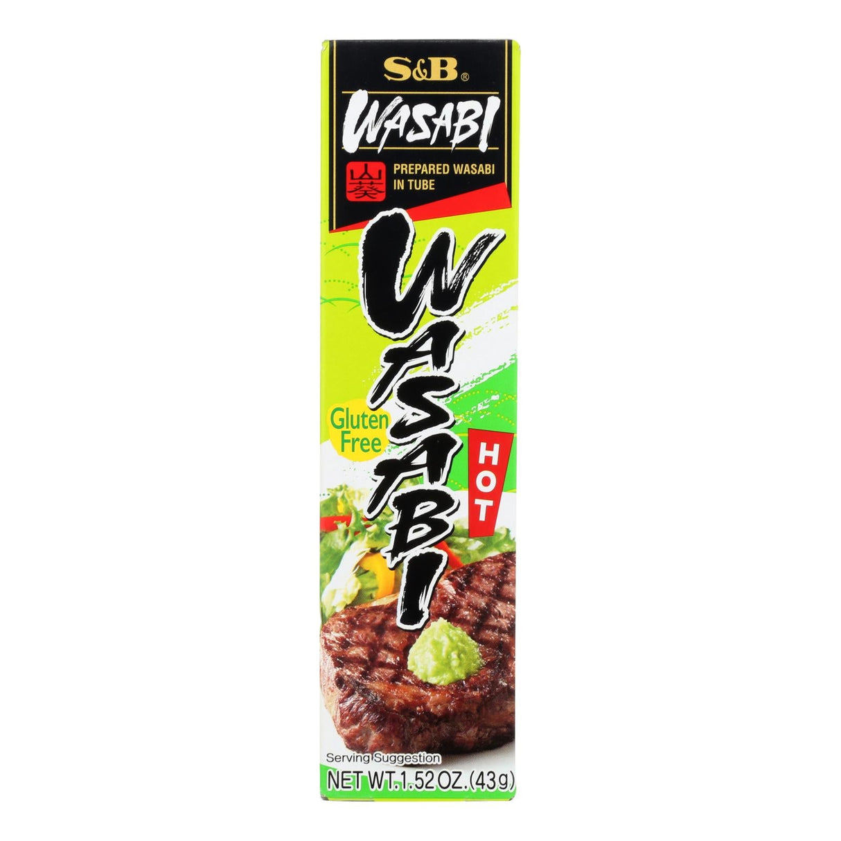 Paste, Wasabi, Tube,10 - 1.52 OUNCE
