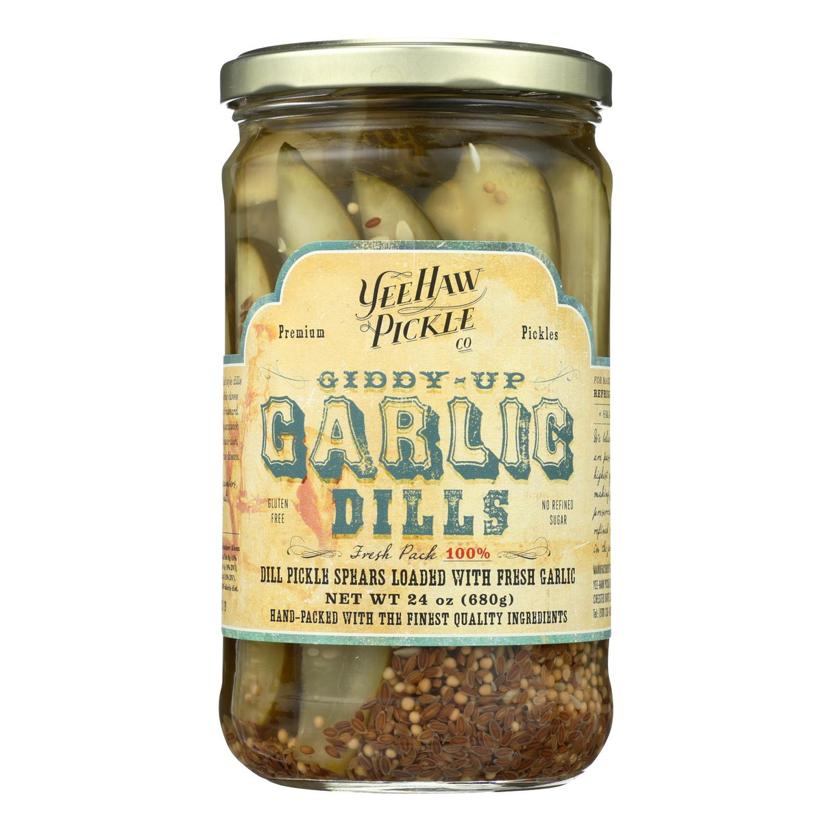 Pickle Spears, Garlic Dill,6 - 24 OUNCE