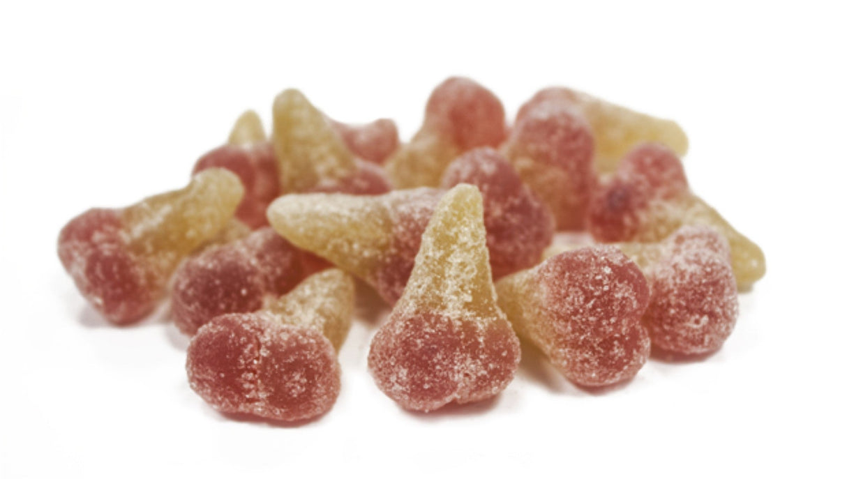 Candy, Gummy Cherries, Sour, Bulk,1 - 17.64 POUND