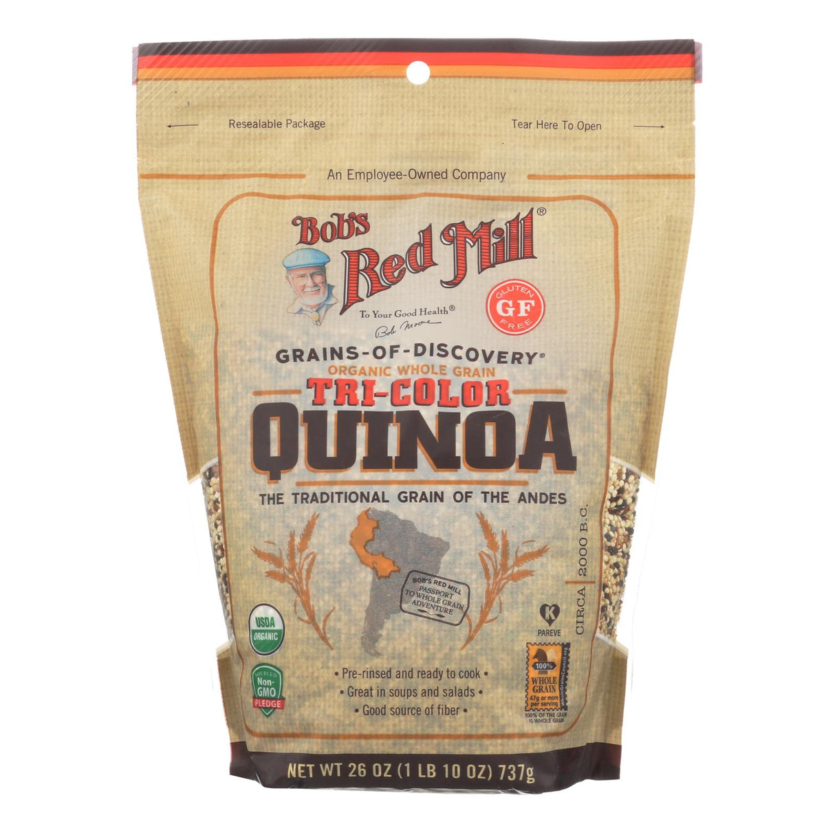 Quinoa, Tri Color,4 - 26 OUNCE