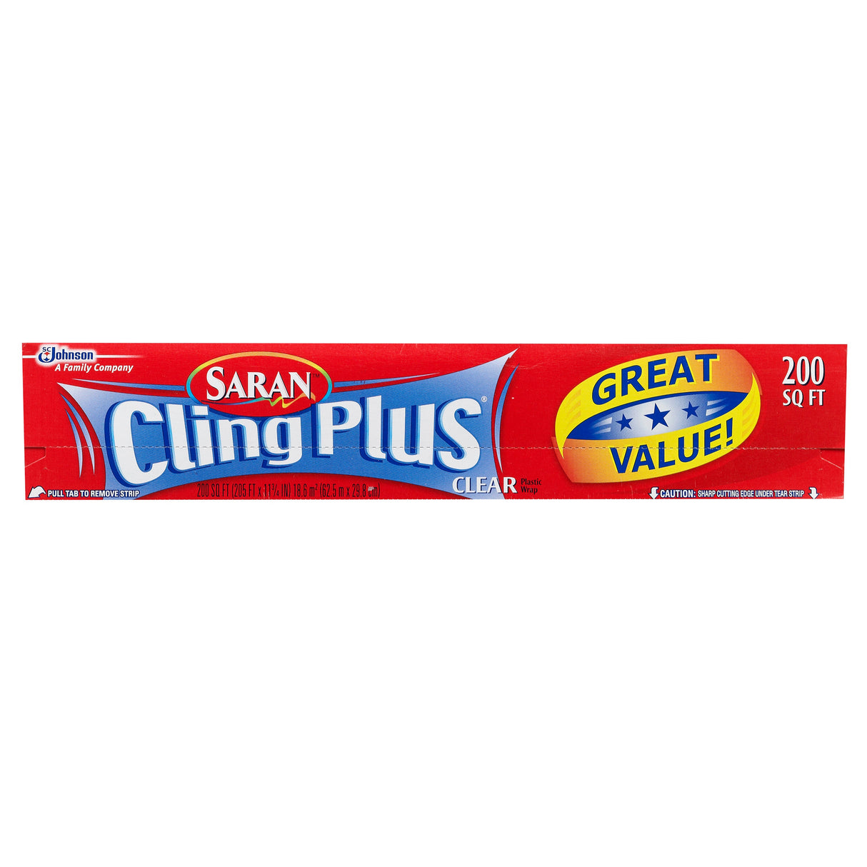 Film Roll, Cling Wrap, 11.75 Inch, Clear, in Cutter Box,12 - 205 FOOT