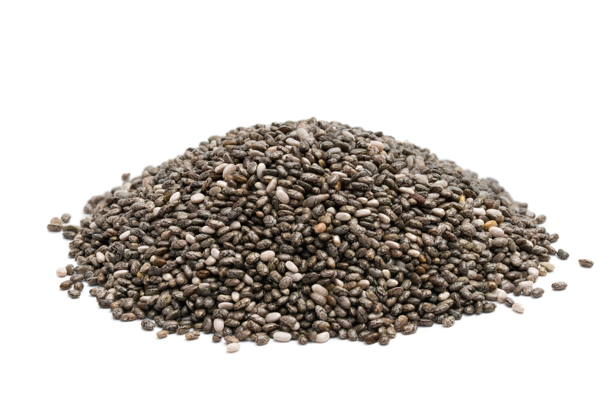 Seeds, Chia, Black, Bulk,6 - 2.2 POUND