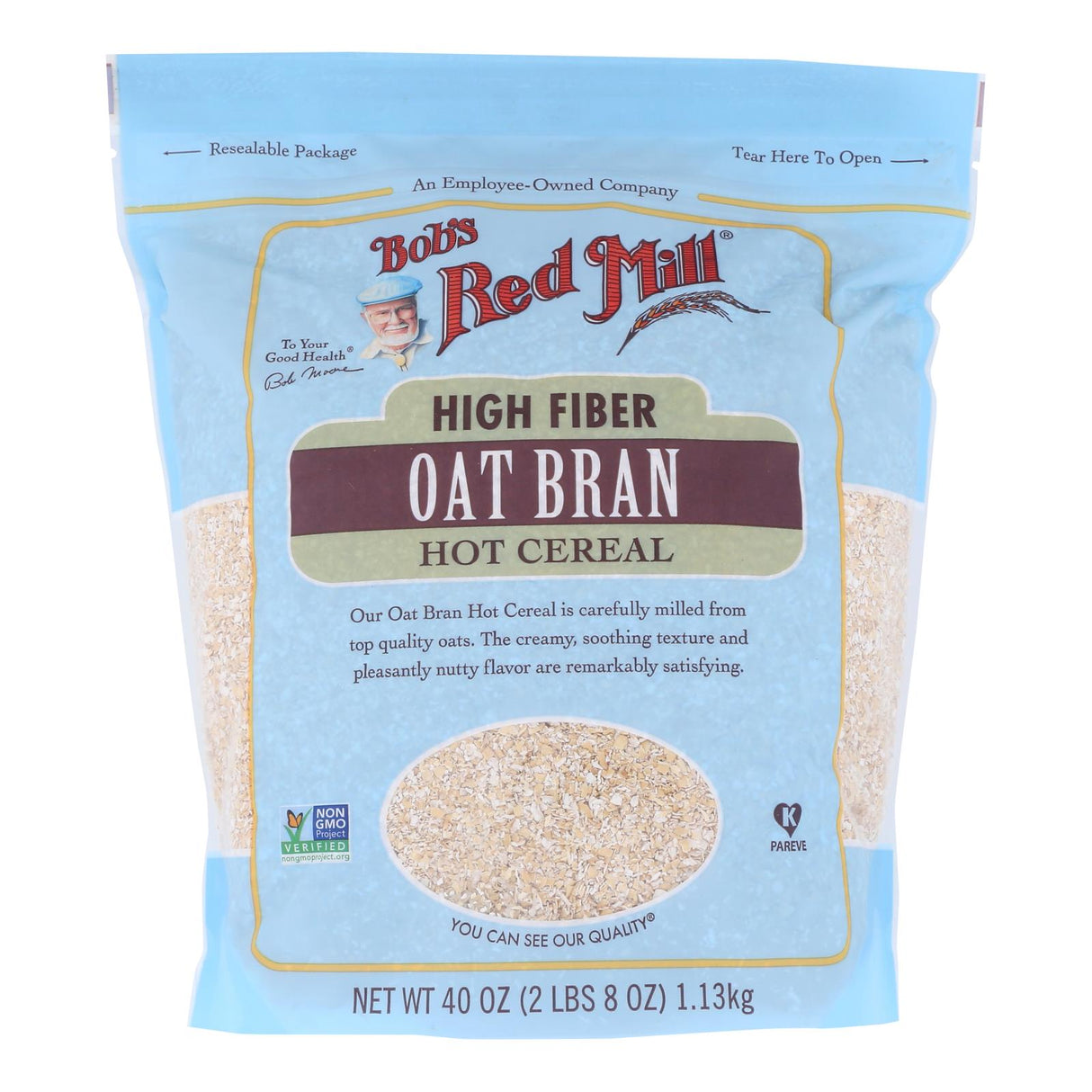 Cereal, Oat Bran, Hot,4 - 40 OUNCE
