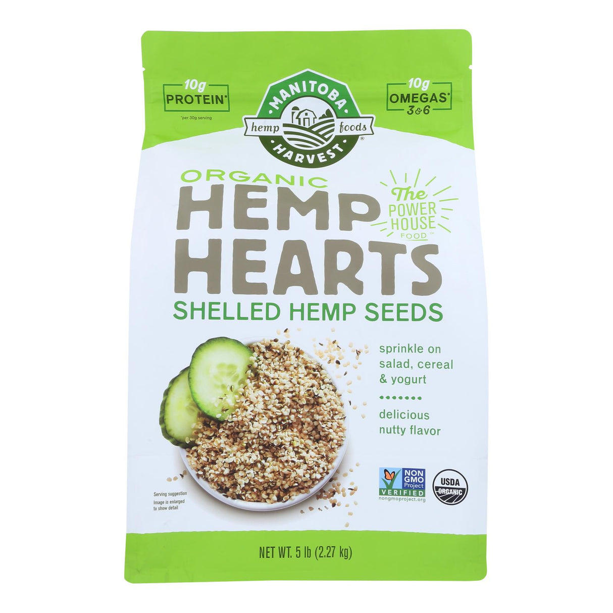 Seeds, Hemp, Raw, Shelled,1 - 5 POUND