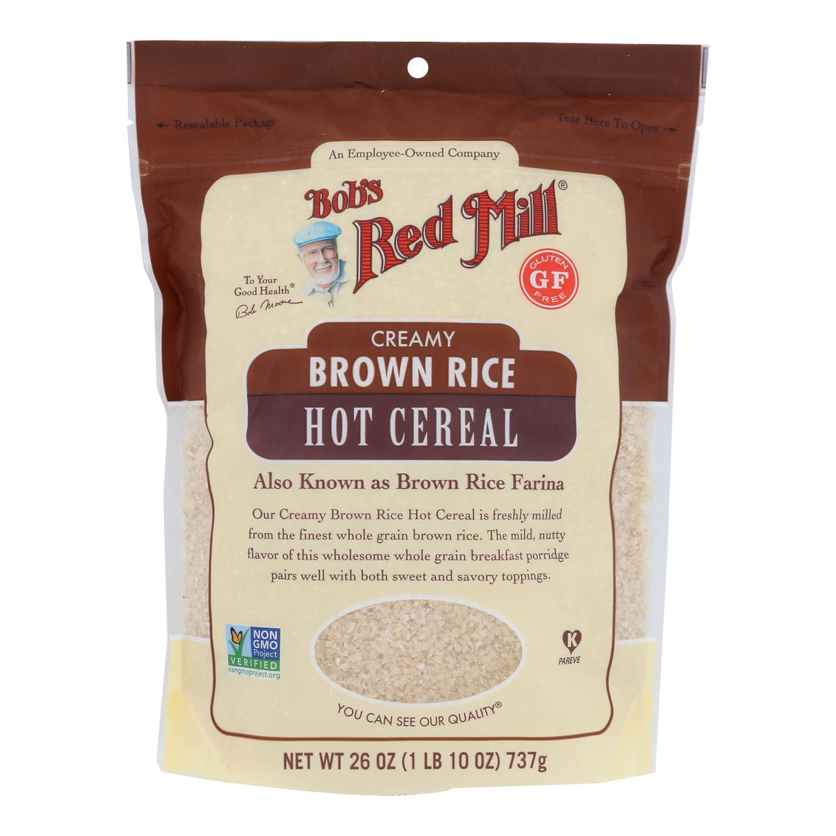 Cereal, Brown Rice, Hot,4 - 26 OUNCE