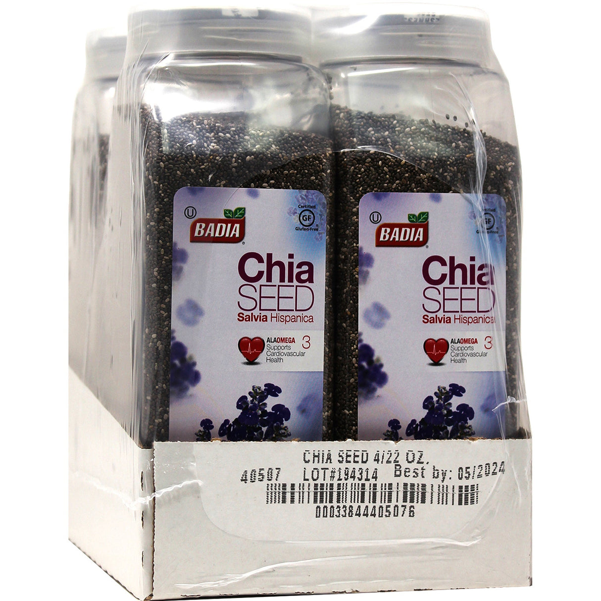 Seeds, Chia, Black,4 - 22 OUNCE